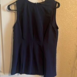 Navy Sleeveless ladies Top